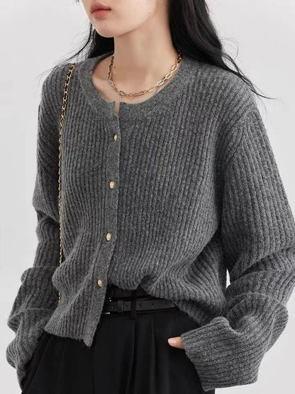 LEAH - ELEGANCKI I DZIANINOWY - KARDIGAN