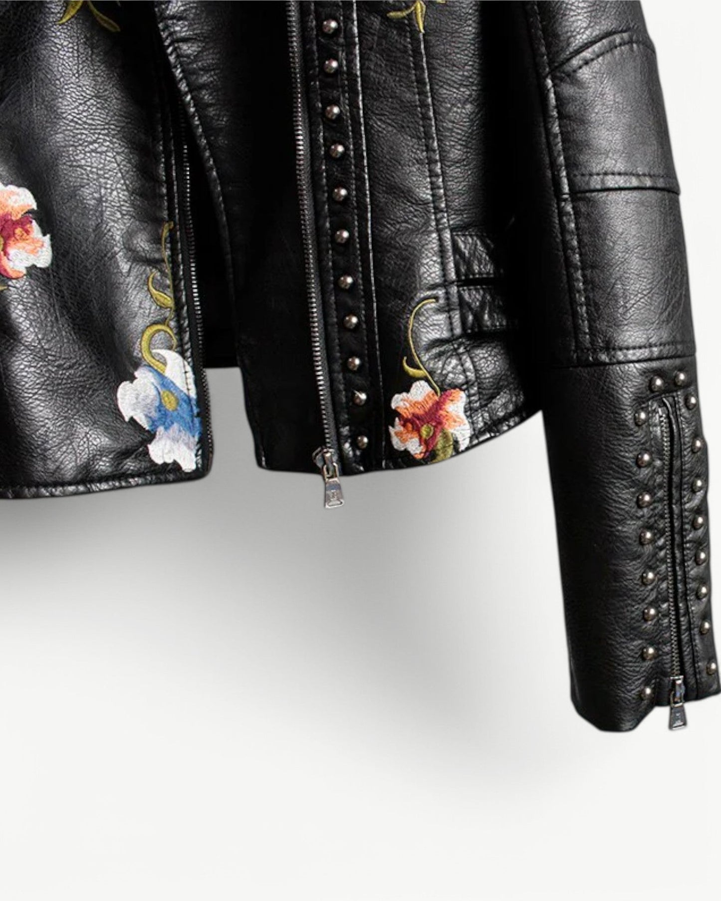 REBECCA - BRODERIA - Kurtka skórzana z PU