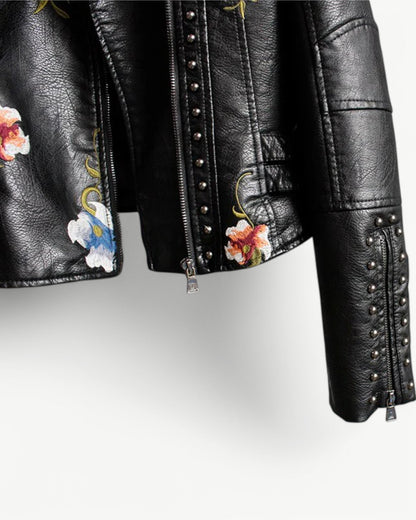 REBECCA - BRODERIA - Kurtka skórzana z PU