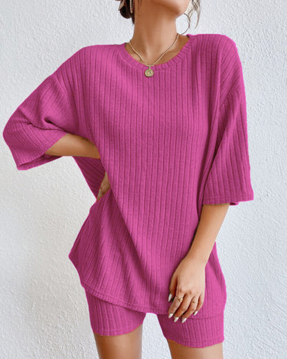 AMÉLIE – Dwuczęściowy zestaw z szortami | Styl i komfort na wiosnę i lato