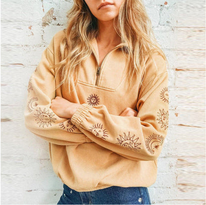 ASHLEY - KOSZULKA Z POŁOWYM ZAMKIEM