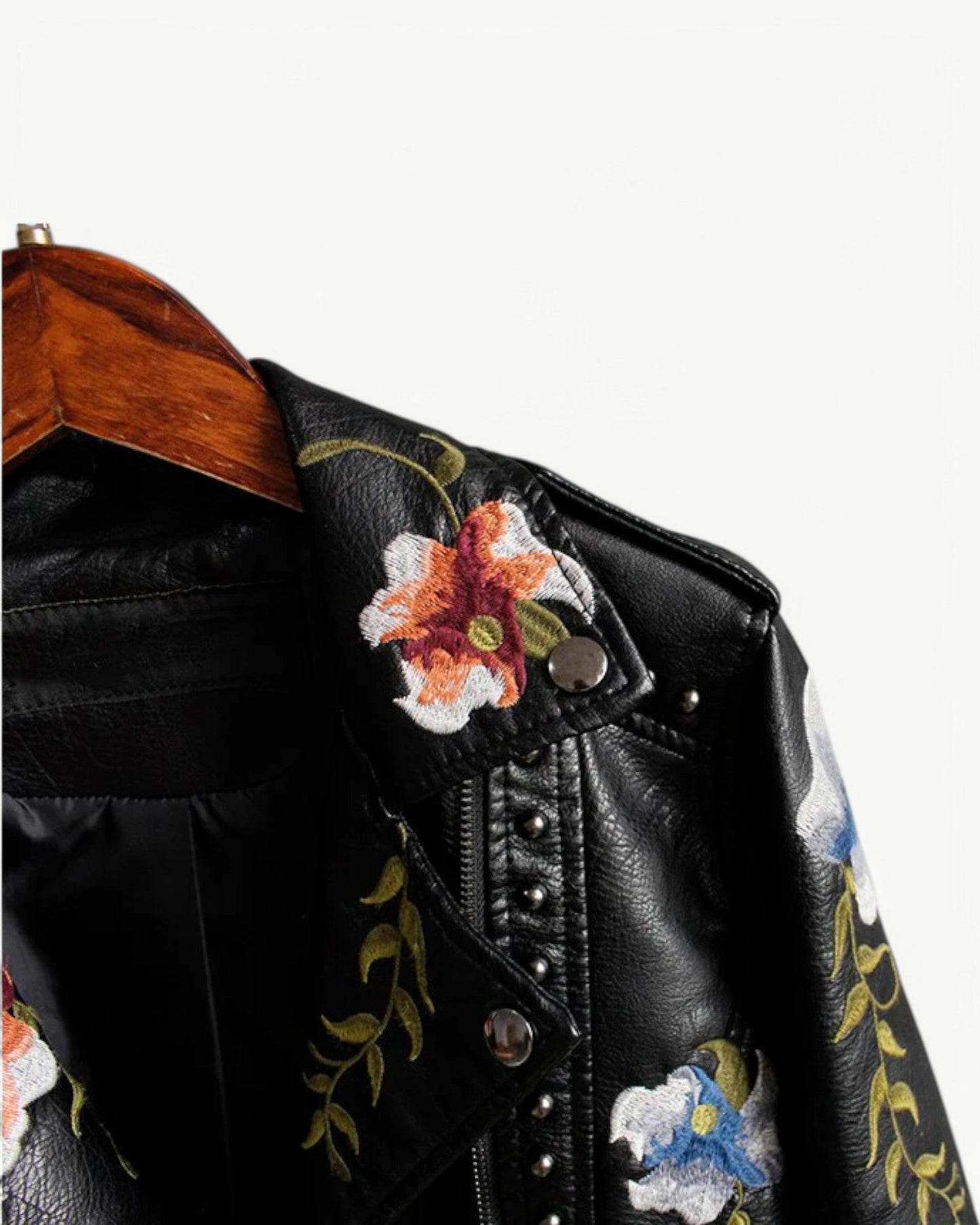 REBECCA - BRODERIA - Kurtka skórzana z PU