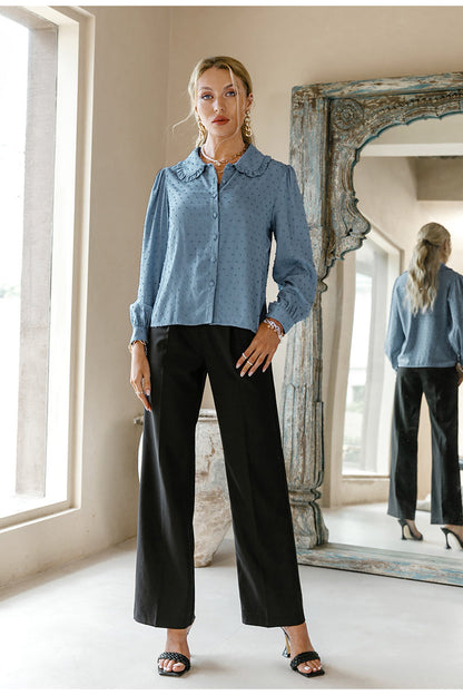 SALOMÉ – Bluzka z falbaną