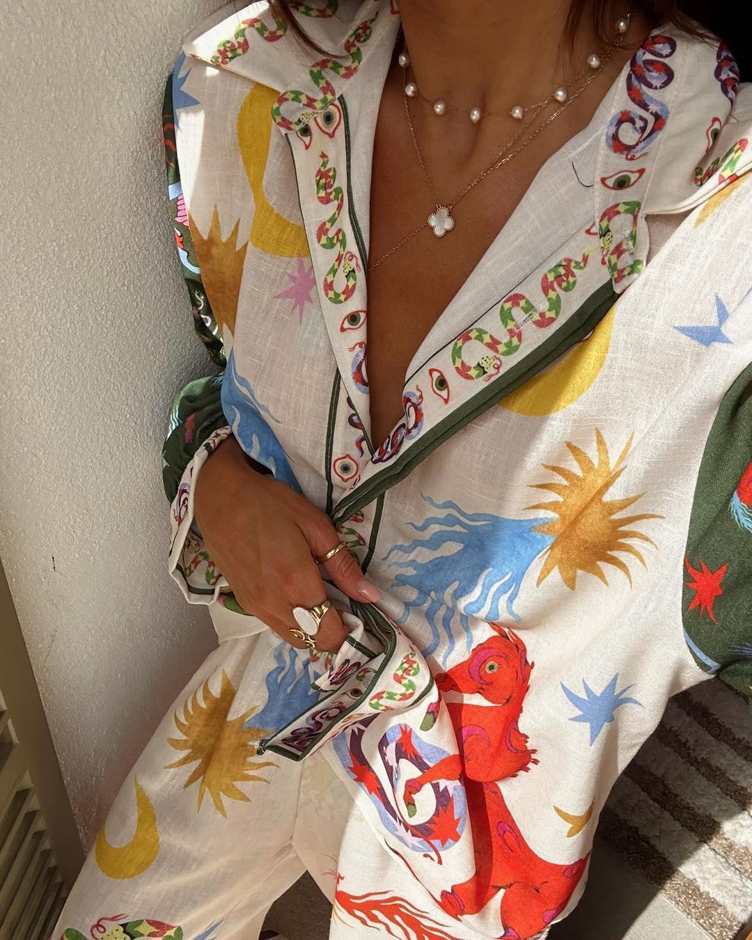 ÉLODIE – Elegancki zestaw z koszulą i spodniami | Idealny na co dzień i na wakacje