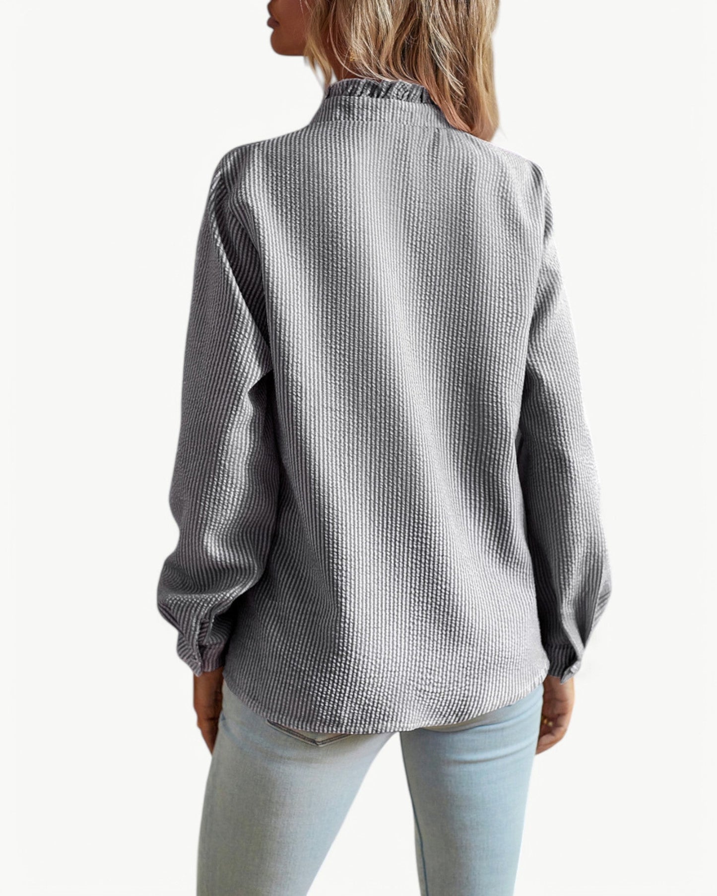 CLÉMENCE – Elegancka bluzka z falbaną | Kobiecy i ponadczasowy design