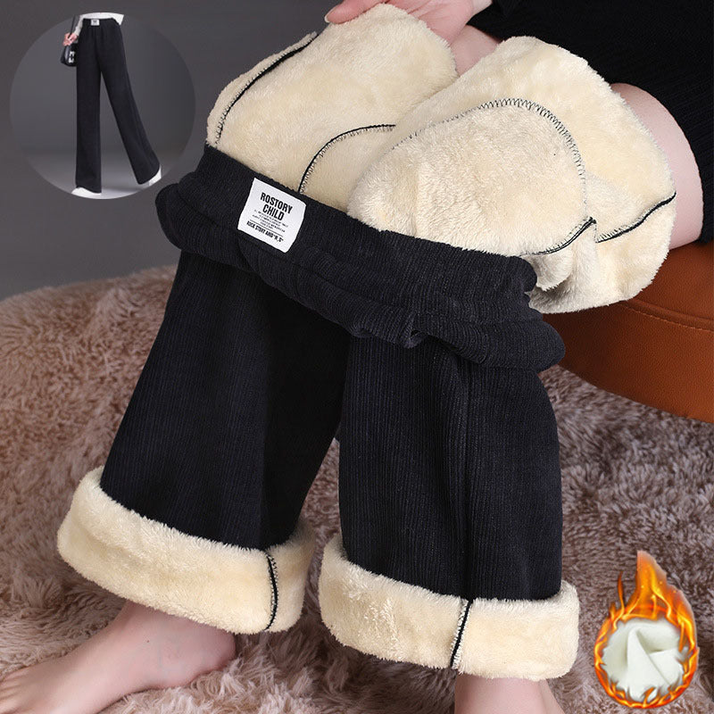 FREDRIKA - CIEPŁE I PODSZYTE SPODNIE