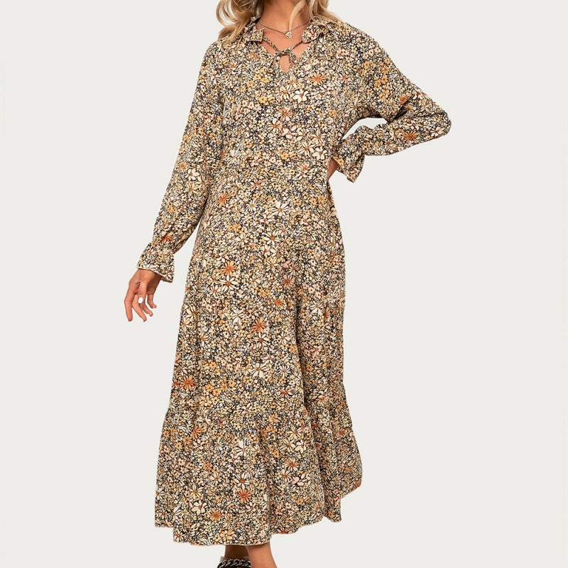 SIMONE - KWIATOWY & DŁUGI - SUKIENKA