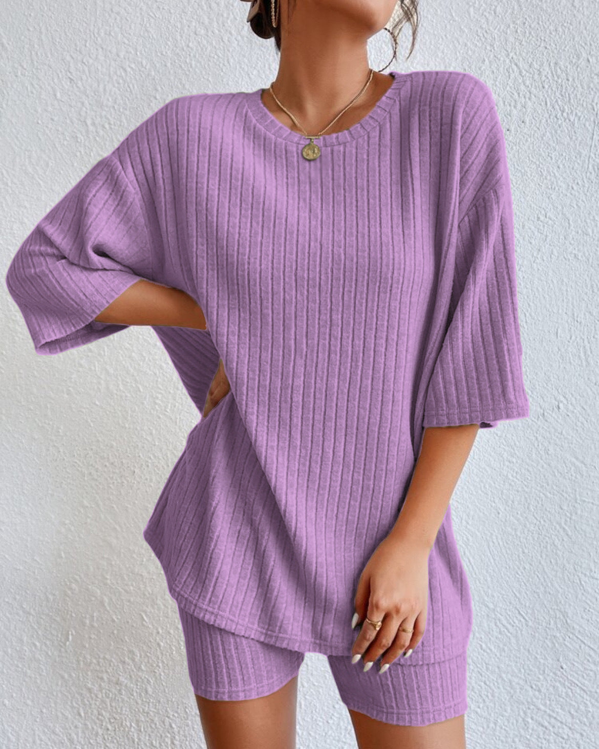 AMÉLIE – Dwuczęściowy zestaw z szortami | Styl i komfort na wiosnę i lato