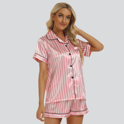 FILIPPA - SATYNOWY KOMPLET PIŻAMOWY