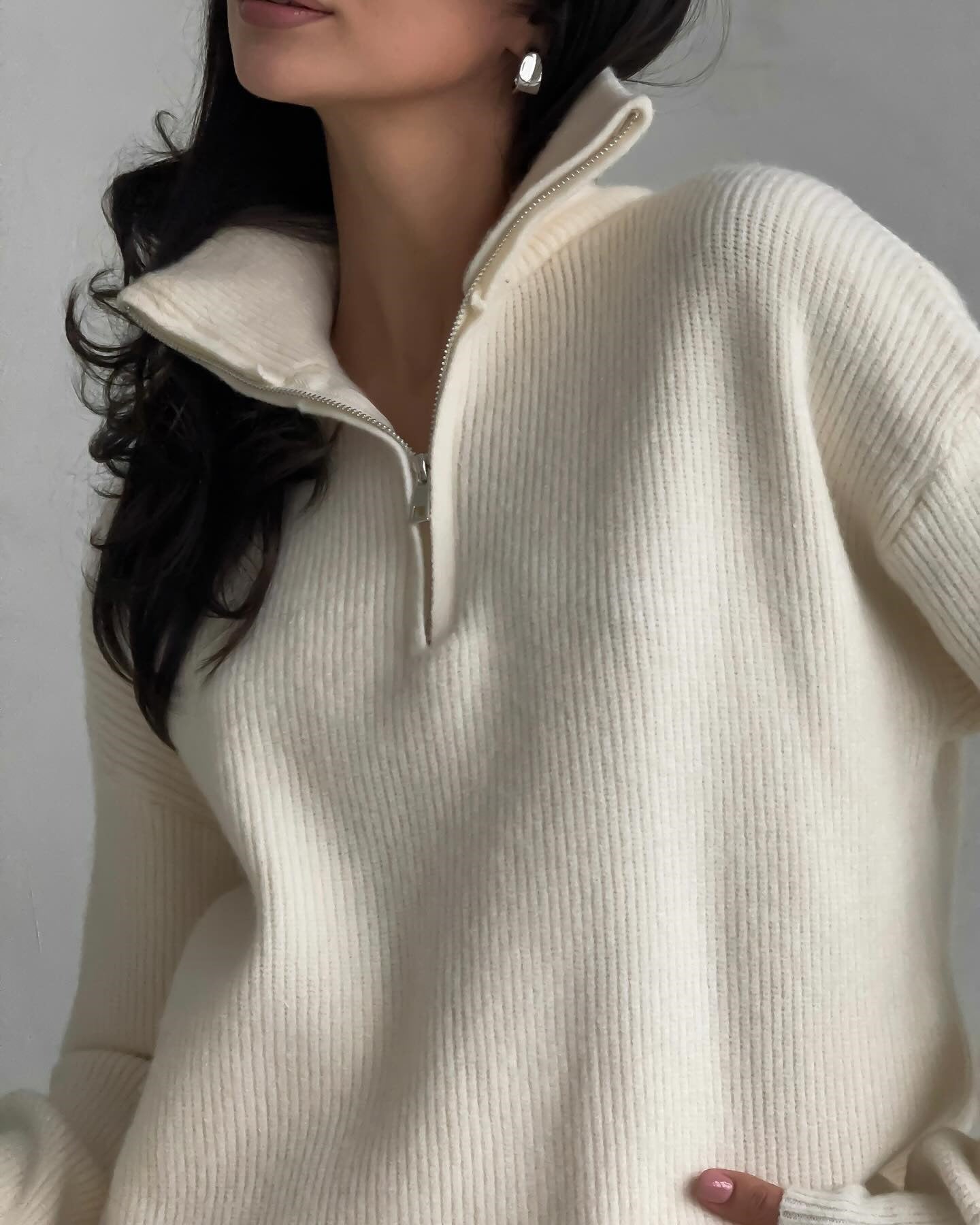 TOVE - DZIANINOWY ZAMEK NA PÓŁ - 2-CZĘŚCIOWY ZESTAW