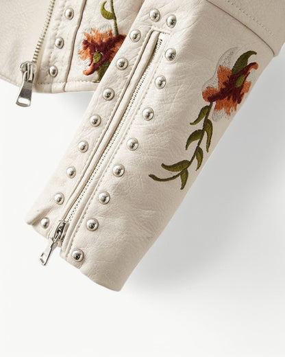 REBECCA - BRODERIA - Kurtka skórzana z PU