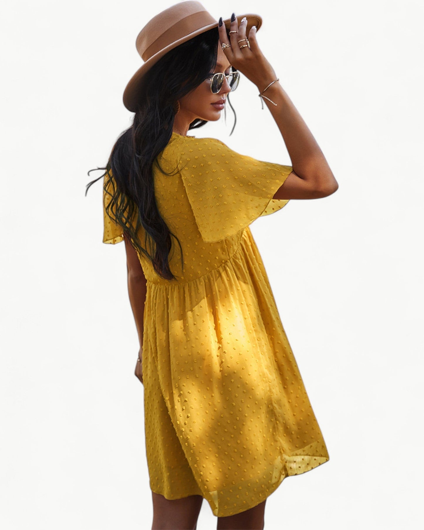 CAMILLE – Lekka letnia sukienka z koronkowymi detalami