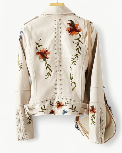 REBECCA - BRODERIA - Kurtka skórzana z PU