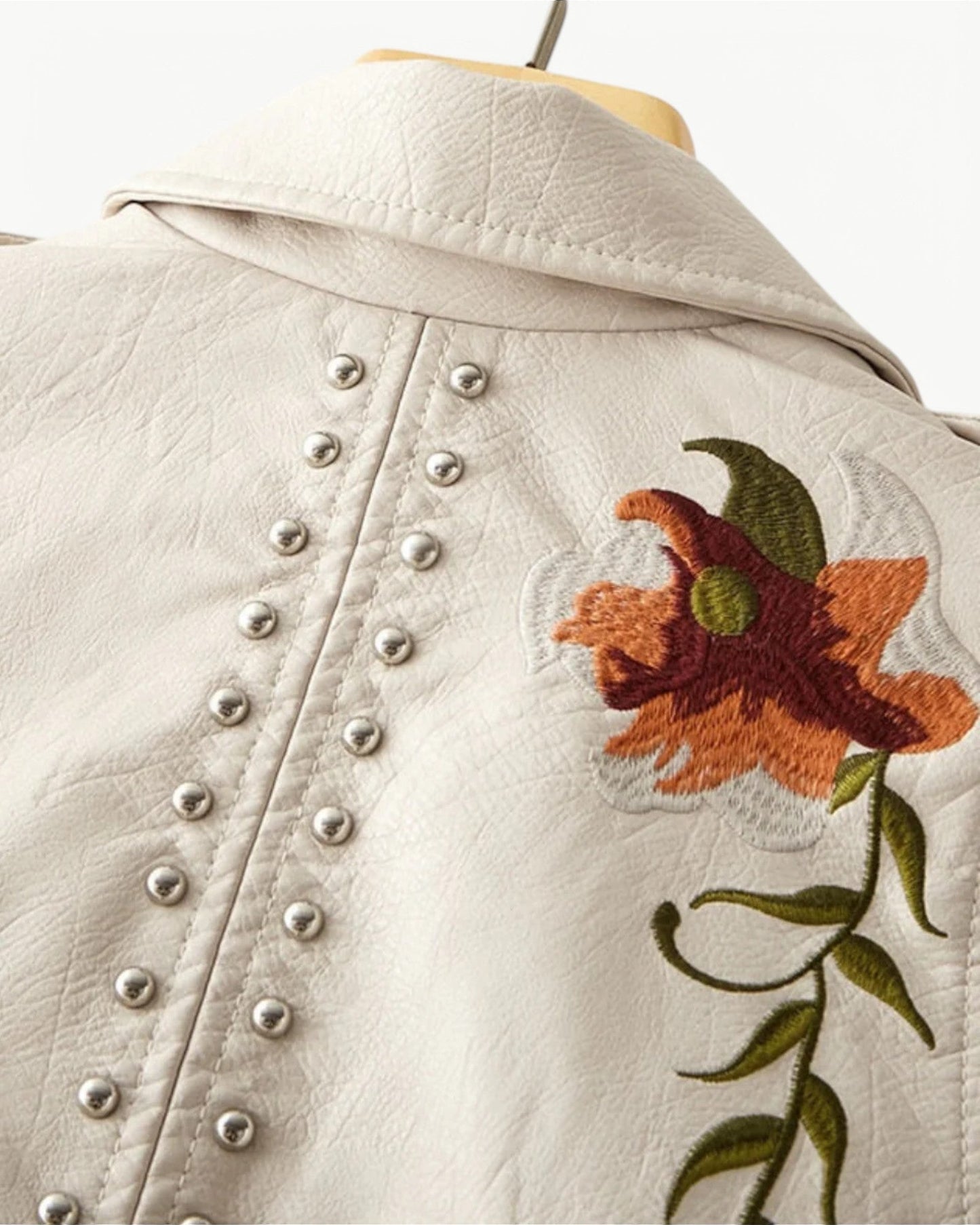 REBECCA - BRODERIA - Kurtka skórzana z PU