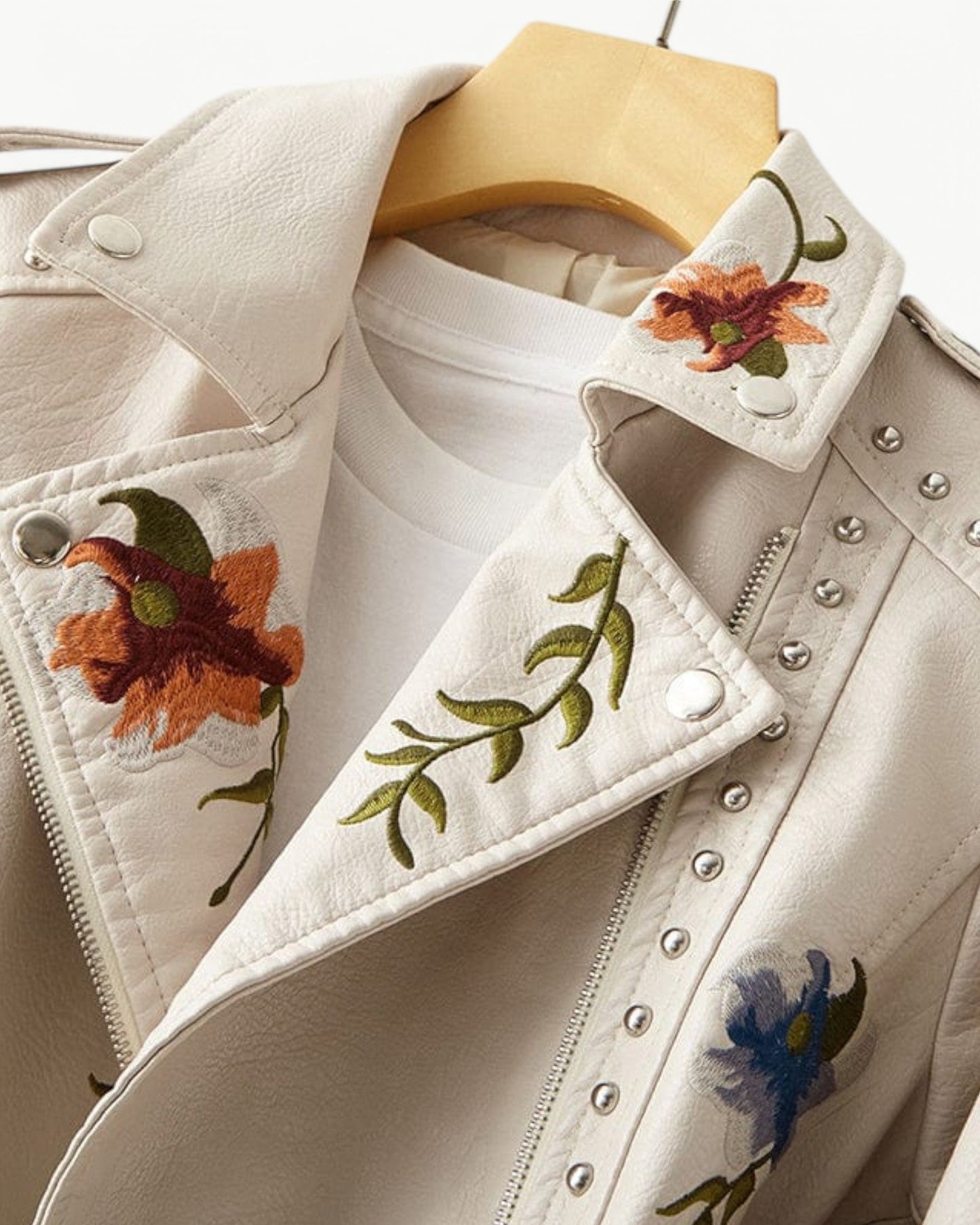 REBECCA - BRODERIA - Kurtka skórzana z PU