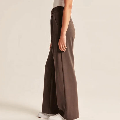 ANNA - STYLOWE I SZEROKIE SPODNIE