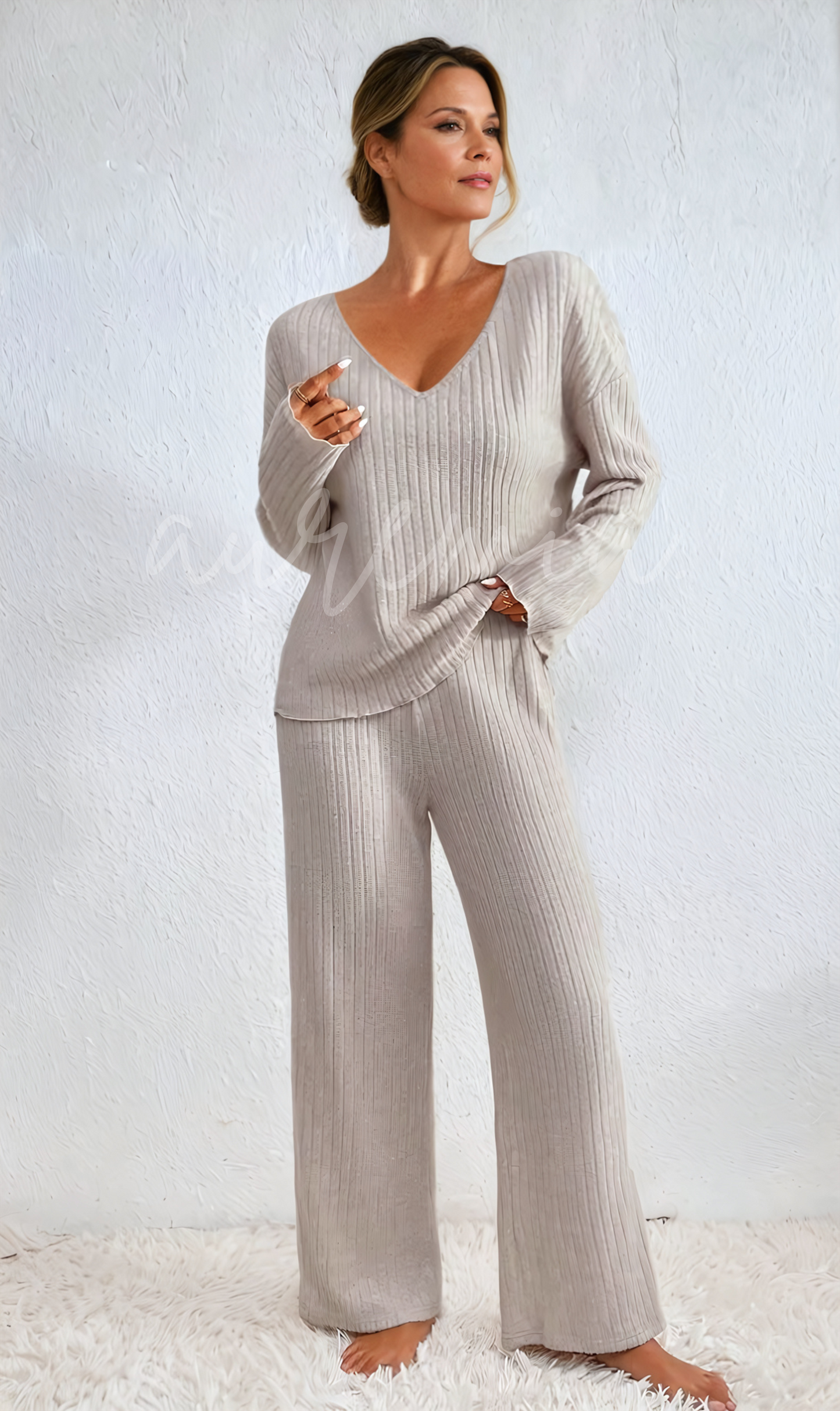 KATHY – Dwuczęściowy zestaw z dzianiny | Idealny zestaw na każdą porę roku dla stylu i komfortu