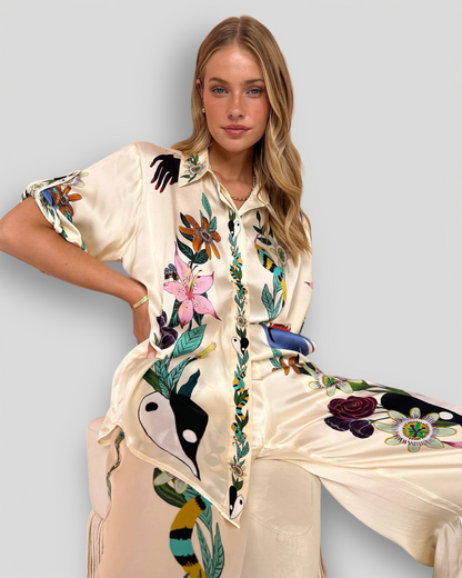 CLAIRE – Satynowy komplet (części sprzedawane osobno)