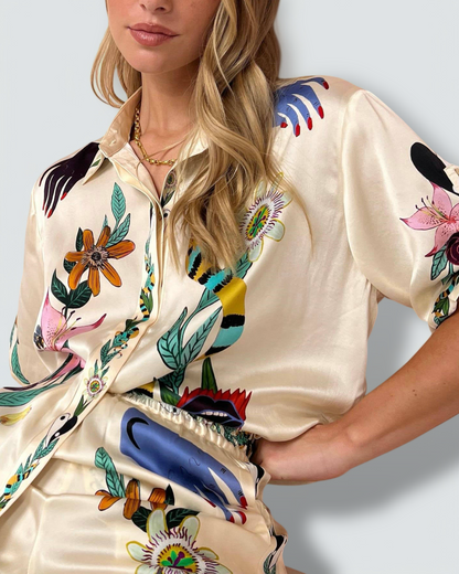 CLAIRE – Satynowy komplet (części sprzedawane osobno)