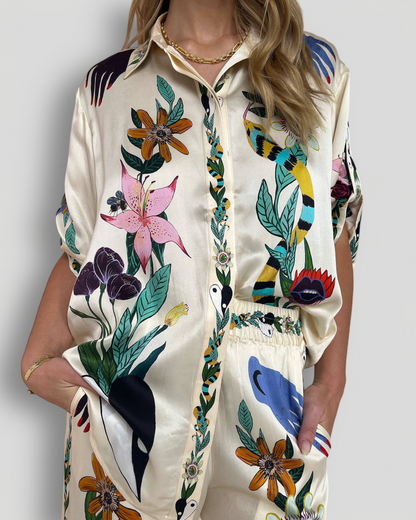 CLAIRE – Satynowy komplet (części sprzedawane osobno)