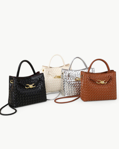 ESMÉE – Pleciona torebka z paskiem na ramię | Elegancki i ponadczasowy design