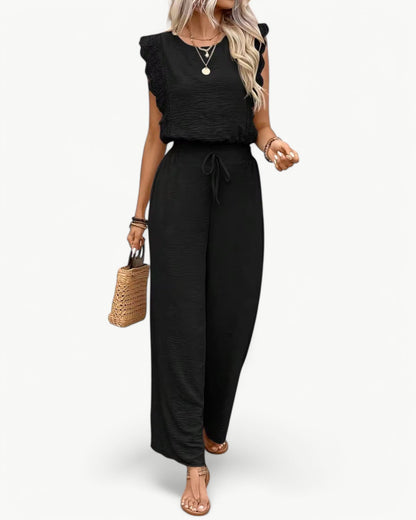 CÉLESTE – 2-częściowy zestaw z koronkowymi detalami – Lekki i letni