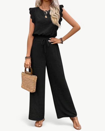 CÉLESTE – 2-częściowy zestaw z koronkowymi detalami – Lekki i letni