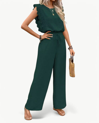 CÉLESTE – 2-częściowy zestaw z koronkowymi detalami – Lekki i letni