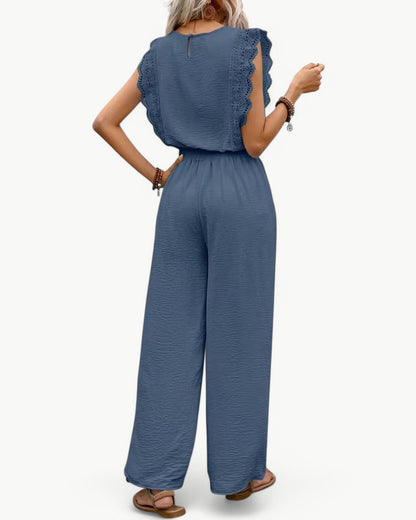 CÉLESTE – 2-częściowy zestaw z koronkowymi detalami – Lekki i letni