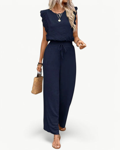 CÉLESTE – 2-częściowy zestaw z koronkowymi detalami – Lekki i letni