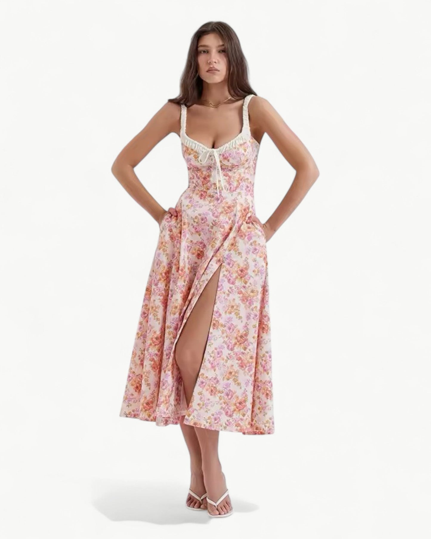 OPHELIE – Romantyczna kwiecista sukienka