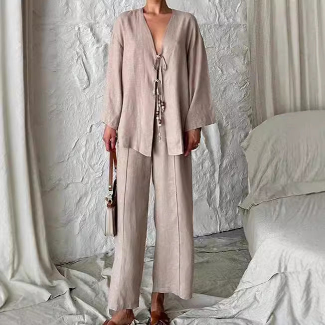 LOLA – 2-częściowy zestaw z tuniką i spodniami | Lekki i swobodny