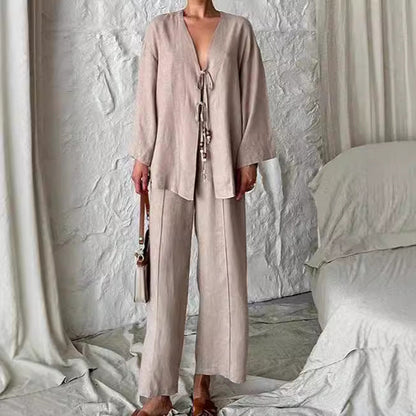 LOLA – 2-częściowy zestaw z tuniką i spodniami | Lekki i swobodny