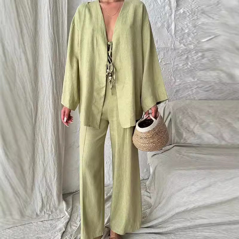 LOLA – 2-częściowy zestaw z tuniką i spodniami | Lekki i swobodny