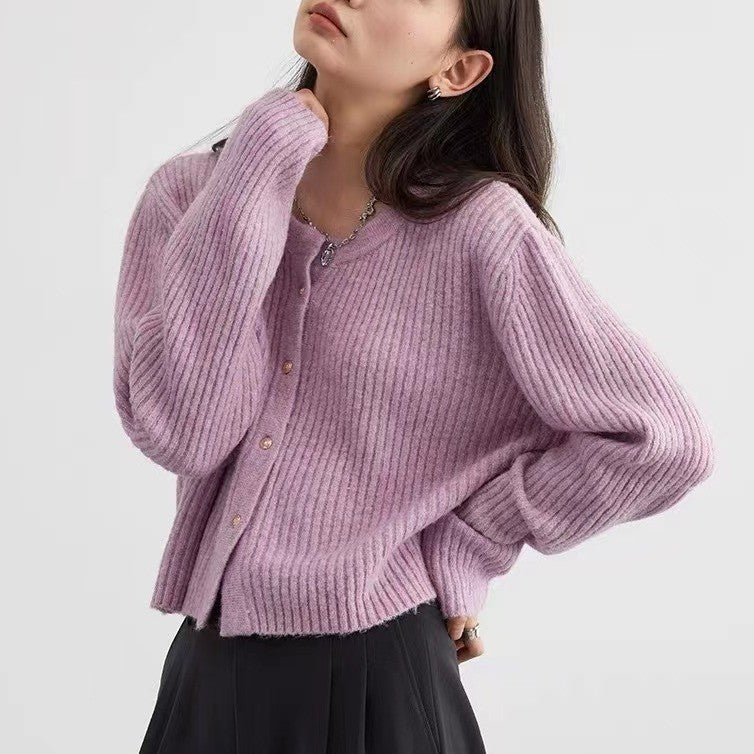 LEAH - ELEGANCKI I DZIANINOWY - KARDIGAN