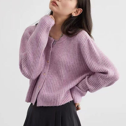 LEAH - ELEGANCKI I DZIANINOWY - KARDIGAN