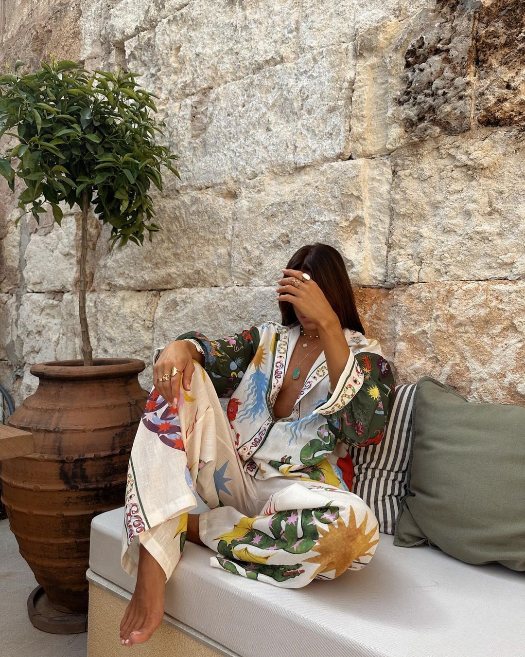 ÉLODIE – Elegancki zestaw z koszulą i spodniami | Idealny na co dzień i na wakacje