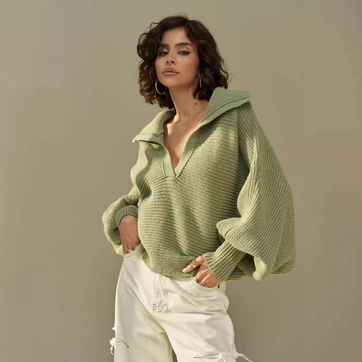 CASANDRA - DZIANINOWA I OBSZERNA - BLUZA