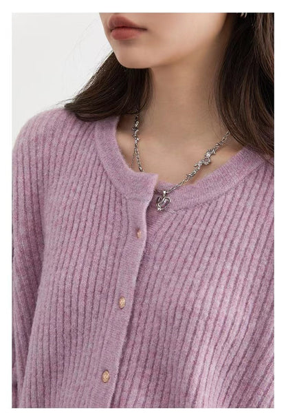 LEAH - ELEGANCKI I DZIANINOWY - KARDIGAN