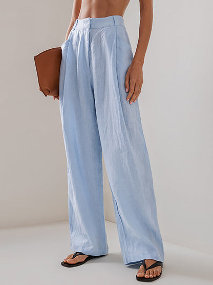 AMARA – Elegancki zestaw z długim rękawem i spodniami | Lekki, przewiewny i stylowy