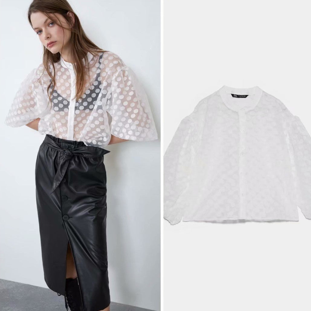 JENNY - KOLCZASTY I PRZEZROCZYSTY - TOP