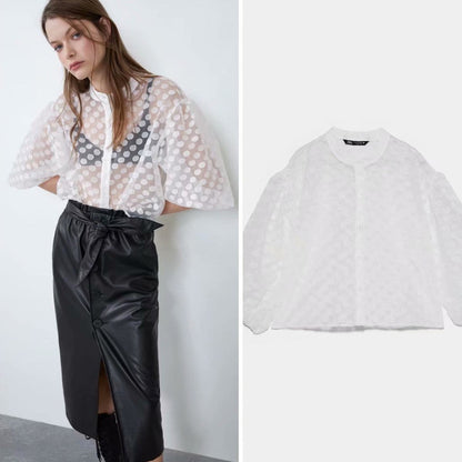 JENNY - KOLCZASTY I PRZEZROCZYSTY - TOP