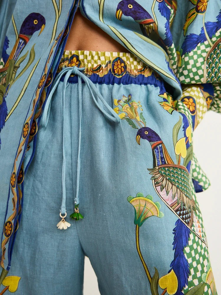 LIVIA – Stylowy zestaw na wakacje z bufkami | Elegancki i wygodny